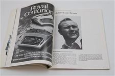 1975 Ryder Cup at Laurel Valley Golf Club Official Program w/Pairing Sheet - USA 21-11