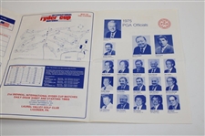 1975 Ryder Cup at Laurel Valley Golf Club Official Program w/Pairing Sheet - USA 21-11