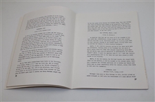 1975 Ryder Cup Matches Laurel Valley Golf Club Official Press/Radio/TV Info Program & Pairing Sheet