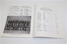 1975 Ryder Cup Matches Laurel Valley Golf Club Official Press/Radio/TV Info Program & Pairing Sheet