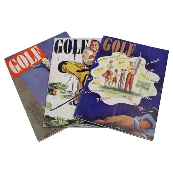 1938, 1939 & 1941 Golf Magazines - September, Fall & June