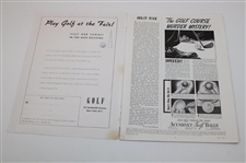 1938, 1939 & 1941 Golf Magazines - September, Fall & June