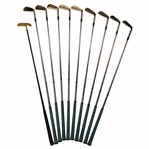 Johnny Millers 1973 US Open Replica Winning Iron Set w/Signed 2-Iron & Oakmont 63 Putter JSA ALOA