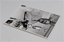 Press Photo Of Bobby Locke W/ 1957 Open Trophy