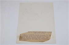 Press Photo Of Hector Thomson Winning 1936 British Amateur W/Trophy
