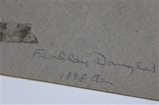 Findlay Douglas 1898 U.S. Amateur Champion Presentation Photo on Board