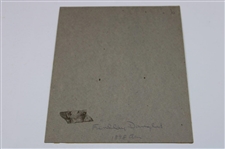 Findlay Douglas 1898 U.S. Amateur Champion Presentation Photo on Board