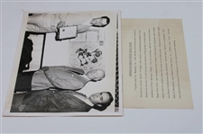 Press Photo Robert Trent Jones Presenting Alan Shepard As Member Of The American Society Of Golf Architects Moon Dune Golf Club