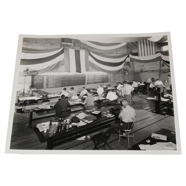1945 PGA Championship Press Room at Moraine CC Original Photo By John Anderson