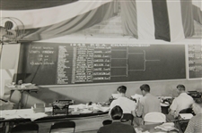 1945 PGA Championship Press Room at Moraine CC Original Photo By John Anderson