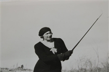  1931 Press Photo Of Queen Victoria Of Spain Golfing
