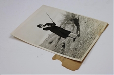  1931 Press Photo Of Queen Victoria Of Spain Golfing