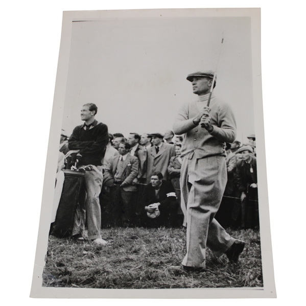 Ben Hogan At 1953 Open At Carnoustie Press Photo