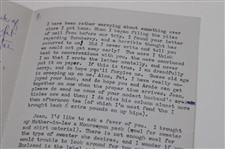 1962 Winnie Palmer To Jean And Pat Ward-Thomas Letter Just Weeks After Arnie 2nd British Open Championship