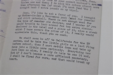 1962 Winnie Palmer To Jean And Pat Ward-Thomas Letter Just Weeks After Arnie 2nd British Open Championship