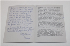 1962 Winnie Palmer To Jean And Pat Ward-Thomas Letter Just Weeks After Arnie 2nd British Open Championship