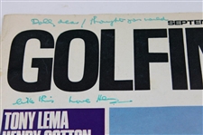 Henry Cotton Signed 1966 Golfing Magazine JSA ALOA