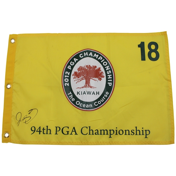 Rory McIlroy Signed 2012 PGA Championship At Kiawah Flag JSA ALOA
