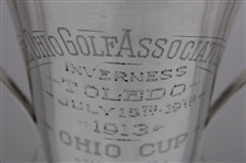 1913 Ohio Cup Sterling Trophy - Inverness By The Ohio Golf Association