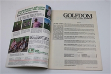 Snead, Nelson & Burke Signed 1975 Golfdom Masters Edition Magazine JSA ALOA