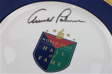 Arnold Palmer Signed Ltd Ed #88/100 World Golf Hall Of Fame Plate JSA ALOA