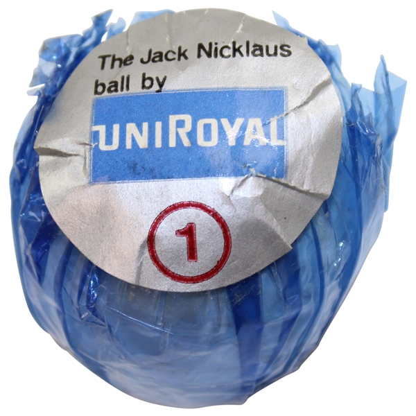 1960s Jack Nicklaus UniRoyal Wrapped Golf Ball