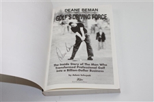 2011 'Deane Beman Golf's Driving Force' First Edition Book Signed By Author Adam Schupak