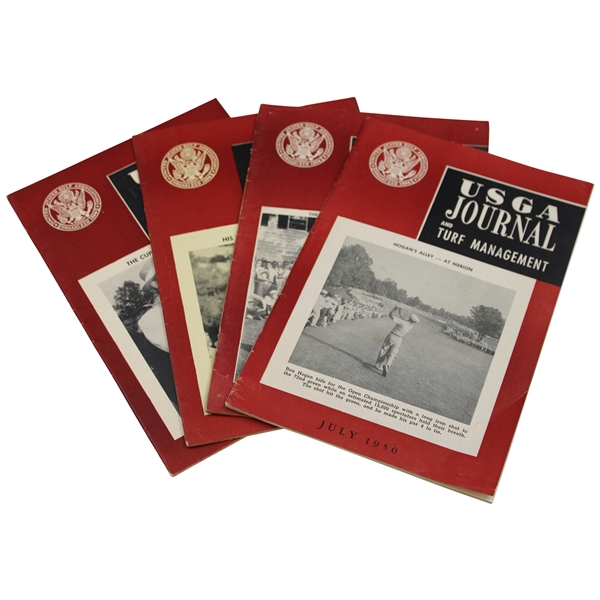 Four (4) Ben Hogan On USGA Journals 7/1950, 7/1951, 6/1952 & 7/1983