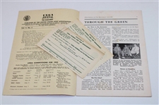 Four (4) Ben Hogan On USGA Journals 7/1950, 7/1951, 6/1952 & 7/1983