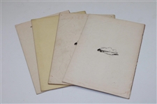 Four (4) Ben Hogan On USGA Journals 7/1950, 7/1951, 6/1952 & 7/1983