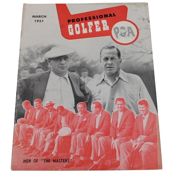 Past Masters Cover 1951 Professional Golfer Magazine