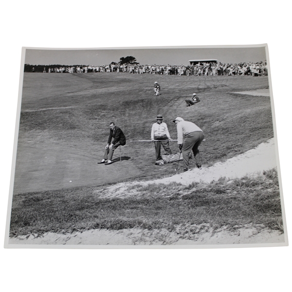 Jack Nicklaus 1961 US Amateur 8th Hole Chip Final Rd at Pebble Beach Original Julian P. Graham Photo