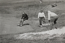 Jack Nicklaus 1961 US Amateur 8th Hole Chip Final Rd at Pebble Beach Original Julian P. Graham Photo