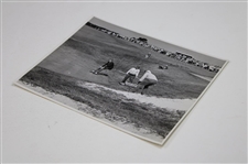 Jack Nicklaus 1961 US Amateur 8th Hole Chip Final Rd at Pebble Beach Original Julian P. Graham Photo