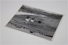 Jack Nicklaus 1961 US Amateur 8th Hole Chip Final Rd at Pebble Beach Original Julian P. Graham Photo