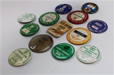 Thirteen (13) Various US Open Championship Badges - 1956, 1957, 1965, 1978, 1985 & more
