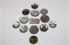 Thirteen (13) Various US Open Championship Badges - 1956, 1957, 1965, 1978, 1985 & more
