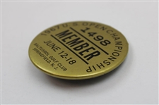 1967 US Open Championship at Baltusrol Badge #1498 - Jack Nicklaus Winner