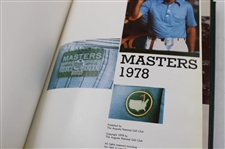 First Forty One, 1978, 1979, 1982, 1991, 2000 & 2005 Masters Tournament Green Annual Books