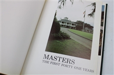 First Forty One, 1978, 1979, 1982, 1991, 2000 & 2005 Masters Tournament Green Annual Books