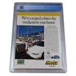 Tiger Woods 1995 Continental Airlines Profiles Magazine April Masters Debut CGC 7.5 - Pop1