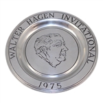 1974 & 1975 Walter Hagen Invitational Pewter Plates