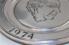 1974 & 1975 Walter Hagen Invitational Pewter Plates