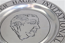 1974 & 1975 Walter Hagen Invitational Pewter Plates