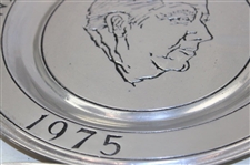 1974 & 1975 Walter Hagen Invitational Pewter Plates