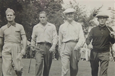 Jimmy Demaret, Frank Stranahan, Byron Nelson & Bing Crosby Original Photo - Framed