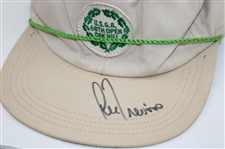 Lee Trevino Signed 1968 US Open at Oak Hill CC Circle Patch Logo Hat JSA ALOA