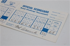 Payne Stewart & Mark Calcavecchia Signed 1998 Buick Challenge Official Scorecard