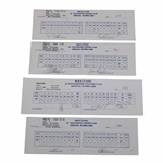 Crenshaw, Stadler, Duval & (5) Others Signed 1995 & 1999 Buick Classic Official Scorecards