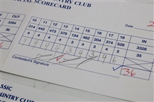 Crenshaw, Stadler, Duval & (5) Others Signed 1995 & 1999 Buick Classic Official Scorecards